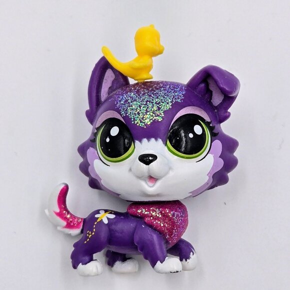 Littlest Pet Shop Dazzle Collier Collie Dog Pet Performers LPS Toy 2016 Read - Picture 6 of 9